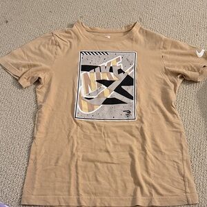 Boys Nike Beige Graphic Tee